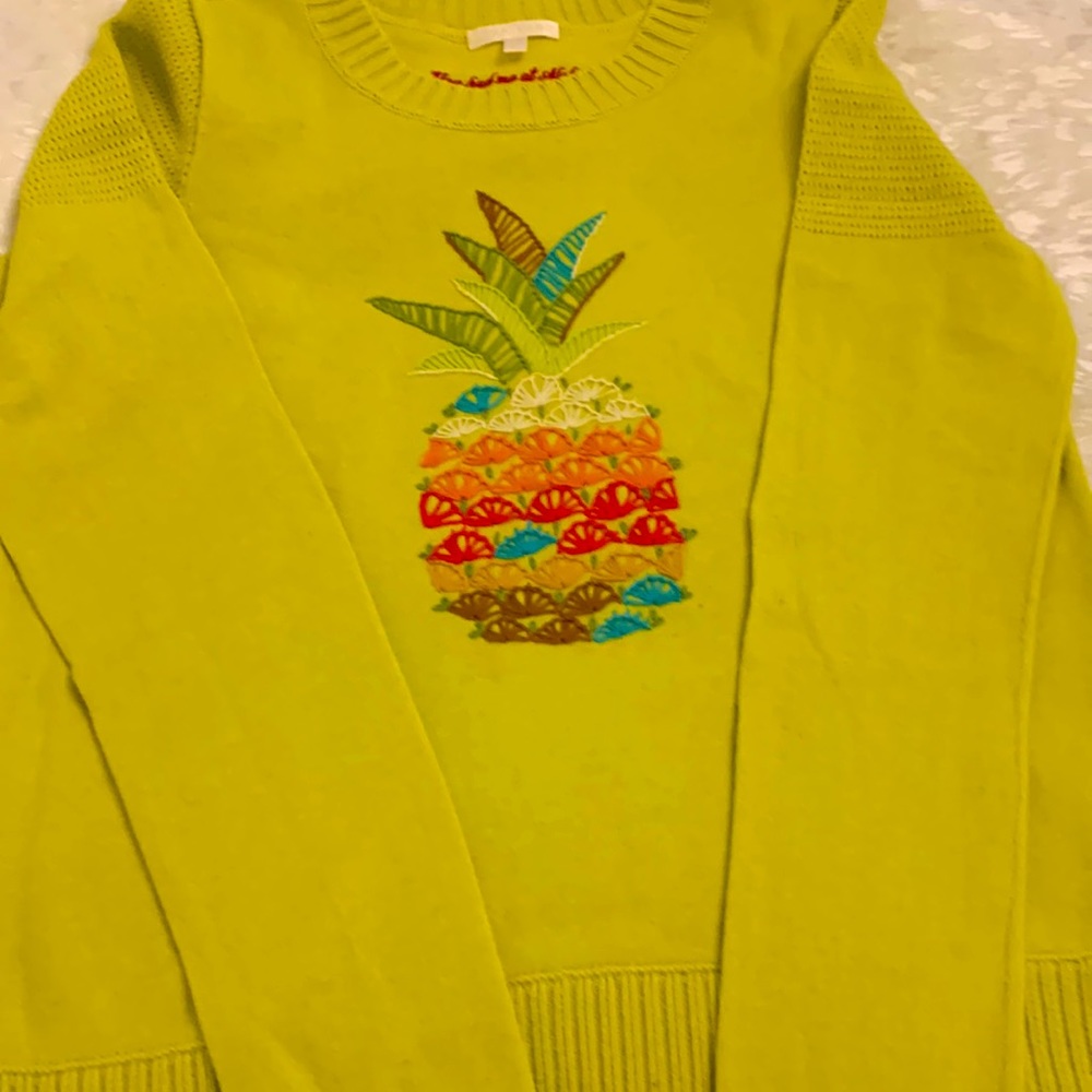Fun, cotton casual Lisa Todd sweater